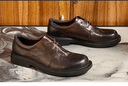 卡帝樂(lè )鱷魚(yú)（CARTELO）休閑鞋男士商務(wù)手工韓版真皮英倫風(fēng)皮鞋男鞋軟底頭層牛皮男鞋 咖啡色 36 曬單實(shí)拍圖
