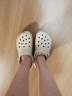 crocs卡駱馳厚底云朵洞洞鞋戶外|206750 骨白色-2Y2 35(220mm)  曬單實(shí)拍圖