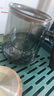蘇泊爾茶道杯泡茶杯玻璃茶水分離辦公把手茶具耐熱水杯大容量喝茶杯子 壺嘴款 470ml 曬單實(shí)拍圖