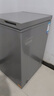 美的（Midea）100升小冰柜家用冷藏冷凍兩用一級節(jié)能-30度速凍茶葉保鮮柜小型冷柜冰箱BD/BC-100KMF(E)國家補貼 曬單實拍圖