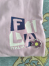 FILA 斐樂官方插畫師聯(lián)名情侶針織短袖2025春季新款時尚休閑寬松T恤 肉粉色-PK L 175/96A/L 曬單實拍圖