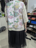 絲柏舍不規(guī)則亮片半身裙2025秋裝新款女裝優(yōu)雅高腰百褶網紗裙 曬單實拍圖