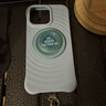 CASETIFY 純色波漾手機(jī)殼 MagSafe兼容 硅膠手機(jī)殼 適用于蘋果iPhone16/15 Plus/Pro/Max手機(jī)保護(hù)殼 云水藍(lán)Magsafe iPhone 15 Pro Max 曬單實(shí)拍圖