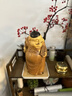 幕尚飾家中式地主老爺擺件高檔仿竹根木雕人物雕塑客廳玄關(guān)茶室裝飾工藝品 算盤(pán)地主 曬單實(shí)拍圖