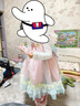 G.DUCKKIDS小黃鴨童裝公主裙女童連衣裙2025新款中小童小寶瑪麗春秋夏季裙子 裙子+打底+拖尾 100 【建議3-4歲】 曬單實(shí)拍圖