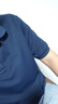似晨繽紛 夏季冰絲polo衫定制工作服印字logo文化廣告衫工衣訂做T恤聚會(huì )工服可定制 曬單實(shí)拍圖