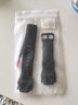 代用卡西歐CASIO表帶男手表帶AQ-S810W AQS810WC樹(shù)脂運(yùn)動(dòng)手表配件 啞光黑色-黑色扣 18mm 曬單實(shí)拍圖