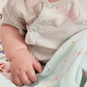 巴厘小豬新生兒嬰兒衣服夏季新款初生兒短袖薄款哈衣爬爬服夏天寶寶連體衣 新黛藍(lán) 80cm 曬單實(shí)拍圖