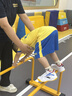 安踏兒童籃球鞋男小童鞋秋季防滑耐磨小童運(yùn)動鞋體育課風(fēng)洞籃球鞋 【夏季風(fēng)洞】白/藍(lán)/黑-1 30 腳長約18.5cm 曬單實(shí)拍圖