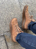 邁樂(lè )（Merrell）邁樂(lè )戶(hù)外休閑鞋男WRAPT MID WP簡(jiǎn)約時(shí)尚戶(hù)外露營(yíng)鞋 輕便耐磨  J036007 棕黃（男） 43 曬單實(shí)拍圖