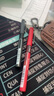百樂（PILOT）BX-V5紅色中性筆0.5mm直液式走珠筆簽字筆小v5學生考試刷題水筆高顏值文具套裝 3支 曬單實拍圖