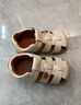 kids.ing寶寶學(xué)步?jīng)鲂募拘驴钅信仔⊥ば瑑和^羅馬鞋 白色 24 適合腳長14.1-14.5cm 曬單實拍圖