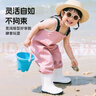 古伊薩兒童趕海服男女涉水服雨鞋雨靴下水褲防水防滑涉水褲YX1055 24 曬單實(shí)拍圖