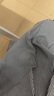 無印良品（MUJI）女式 易干平紋無袖連衣裙 女裝裙子長裙背心裙25年秋季連身裙 深藏青色格紋 M （160/84A） 曬單實拍圖