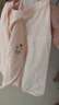 迪士尼（Disney）夏季薄款嬰兒分體衣純棉a類寶寶衣服空調(diào)服內(nèi)衣睡衣套裝安陽童裝 粉色 豎條紋套裝 80 曬單實(shí)拍圖