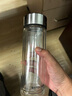 富光玻璃杯雙層 帶茶隔大容量隔熱茶杯高檔商務(wù)泡茶車載水杯透明杯子 曬單實(shí)拍圖