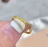 中國黃金（CHINA GOLD）冰川黃金戒指女999足金一對情侶對戒七夕情人節(jié)禮物送男女友老婆 【京速達(dá)】男戒*約2.0g 曬單實(shí)拍圖