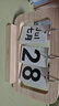 天丂木質(zhì)翻頁(yè)日歷簡(jiǎn)約家居書(shū)房宿舍桌面臺(tái)歷萬(wàn)年歷拍照道具裝飾品擺件 木制翻頁(yè)日歷--原色 曬單實(shí)拍圖