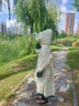 牧萌兒童雨衣帶書包位防水透氣男童女童加厚學(xué)生時(shí)尚雨披 默咖米 3XL 曬單實(shí)拍圖