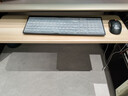 佳蘭樺園鍵盤(pán)托架 電腦桌下配件收納抽屜靜音滑軌鼠標鍵盤(pán)支架桌面延長(cháng)板 淺胡桃【圓角防撞】 75*24CM（升級款靜音滑軌） 曬單實(shí)拍圖