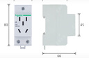 施耐德 LS8 模數化 導軌插座 250V AC 配電箱電源插座 LS8PC5210 五孔 2P 10A 曬單實(shí)拍圖