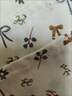 魯雅爾 白色kitty貓碎花刺繡牛仔褲女夏季新款直筒高腰窄版顯瘦闊腿褲子 白色 M 曬單實拍圖