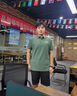 藍之旺 涼感T恤定制工作服印logo夏季冰絲短袖polo企業(yè)文化衫訂做衣服 A款【190g冰絲涼感】藏青色 L 曬單實拍圖