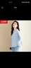 森馬（Semir）[商場同款]長袖T恤女基礎款圓領2025春oversize純棉101125101008 曬單實拍圖