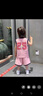 G.DUCKKIDS小黃鴨聯(lián)名奧特曼男童衣服夏季2025新款兒童運動套裝寶寶夏裝背心 粉色 100 (建議90-98cm 2-3周歲） 曬單實拍圖