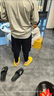 優(yōu)優(yōu)1點（Yoyo one）兒童運動服男童體能訓練服速干衣套裝大童跑步羽毛球籃球服騎行服 19517灰色+16121深藍色 150 150cm 曬單實拍圖