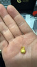 中國黃金蘋果黃金項鏈女999足金平安果吊墜女七夕情人節(jié)禮物送女朋友老婆 （金重約1.3g）贈銀鏈 足金小蘋果吊墜 曬單實拍圖