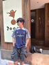 LAZY DAY TREND戶(hù)外撞色半拉鏈速干運動(dòng)T恤男美式薄款涼感防曬短袖上衣 深海蘭 L 曬單實(shí)拍圖