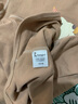童泰（TONGTAI）嬰兒睡袍春秋季純棉寶寶睡衣睡袋防踢被兒童家居服睡裙棕色100cm 曬單實拍圖