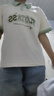 莞町初中女生上衣12-15歲女孩衣服夏季女大童短袖t恤寬松2025年新款中 1164綠色 170 cm 曬單實拍圖