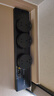 美的（Midea）移動軌道插座家用廚房餐邊柜滑動電力軌道排插免打孔軌道插座明裝【黑】40cm軌道贈3個五孔 曬單實拍圖
