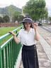 啄木鳥(niǎo)草帽女夏季2025珍珠帽發(fā)箍空頂草編發(fā)卡戶(hù)外遮臉遮陽(yáng)防曬太陽(yáng)帽子 珍珠黑膠款-卡其 均碼 曬單實(shí)拍圖
