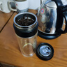 NEWB雙層泡茶杯茶水分離玻璃水杯男女士大容量辦公室喝茶便攜飲用杯子 【可刻字】紳士黑 300ml 曬單實(shí)拍圖