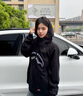 SPRAYGROUND鯊魚(yú)嘴25春刺繡開(kāi)衫連帽衛衣美式三拉鏈男女情侶帽衫 藏青色 L 曬單實(shí)拍圖