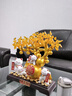 歐梵普（oufanpu）新中式發(fā)財(cái)樹招財(cái)貓擺件開業(yè)禮物喬遷禮品辦公室客廳玄關(guān)流沙裝飾 招財(cái)貓擺件【八方來(lái)財(cái)】-金色 【財(cái)源廣進(jìn)-日進(jìn)斗金】 曬單實(shí)拍圖