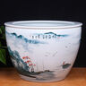 覃川景德鎮(zhèn)陶瓷手繪魚(yú)缸特大號(hào)魚(yú)缸大水缸荷花缸庭院養(yǎng)睡蓮魚(yú)缸養(yǎng)魚(yú)盆 大號(hào)鄉(xiāng)情   裸缸 曬單實(shí)拍圖
