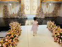迪士尼女童連衣裙夏季2025新款女孩裙子禮服公主裙TD2EQ011 紫110 曬單實(shí)拍圖