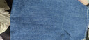 三彩2025秋季新款休閑牛仔褲中腰寬松闊腿褲長(cháng)褲通勤Z 海軍藍 M 160/68A 曬單實(shí)拍圖