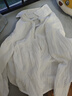 啄木鳥(niǎo)（TUCANO）新款冰絲雪紡防曬衣女防紫外線(xiàn)夏季寬松垂感條紋薄款開(kāi)衫襯衫外套 白色襯衣 M 建議95-105斤 曬單實(shí)拍圖