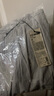 無印良品（MUJI） IDEE 女式 平紋 法國袖罩衫 短袖t恤上衣 女裝25年夏季 GA42CC5S 煙熏綠色 M （155/80A） 曬單實拍圖