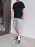 愛步（ECCO）拖鞋男 25年夏季沙灘一腳套外穿男鞋 科摩500984 黑色50098402001 40 曬單實(shí)拍圖