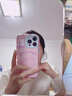 巴蒂尼 日韓少女心哈嘍KT貓咪適用iPhone16手機殼新款蘋果15ProMax可愛14Pro全包防摔13閨蜜卡通 波浪邊撞色框【粉底大頭kt貓】 iPhone 15 曬單實拍圖