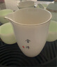 詠幻白瓷公道杯茶濾一體分茶器公杯陶瓷茶具茶漏套裝功德單個(gè)茶海小號(hào) 羊脂玉瓷-公道杯舍得茶漏組+描 0ml 0只 曬單實(shí)拍圖
