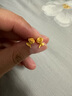 周六福（ZLF）  黃金耳飾女款足金999復(fù)古玫瑰優(yōu)雅花朵耳釘 計價 1.48g 曬單實拍圖