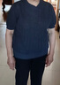 歌米拉（Gemila）冰絲短袖T恤女高檔2025新款夏季洋氣圓領(lǐng)寬松潮流薄款針織衫上衣 哈青 XL 【建議120-130斤】 曬單實(shí)拍圖