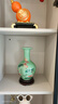 傲世景德鎮(zhèn)陶瓷器新中式花瓶工藝品客廳擺件酒柜玄關(guān)茶室博古架裝飾品 豆青釉清荷賞瓶+底座 曬單實(shí)拍圖